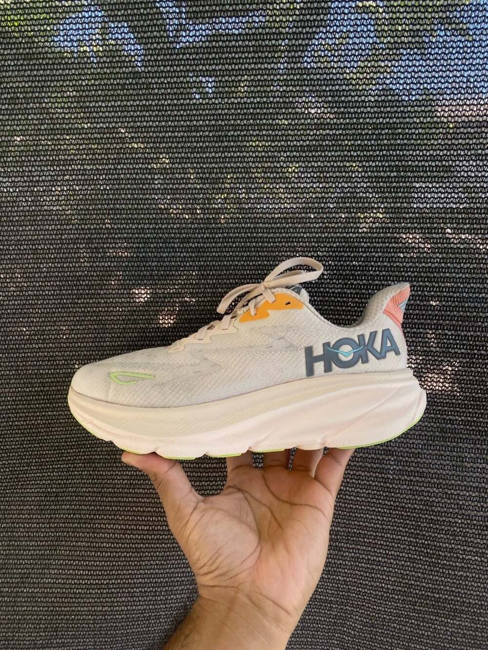 Hoka Clifton 9 Vanilla Astral Running Shoes
